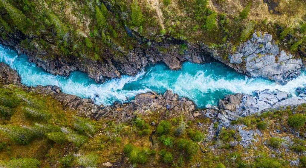 Fluss in der Klamm