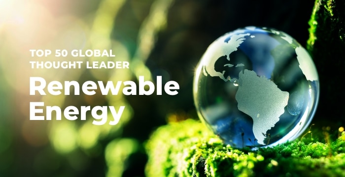 Mike Flache zu einem der Top 50 der globalen Vordenker für erneuerbare Energien ernannt