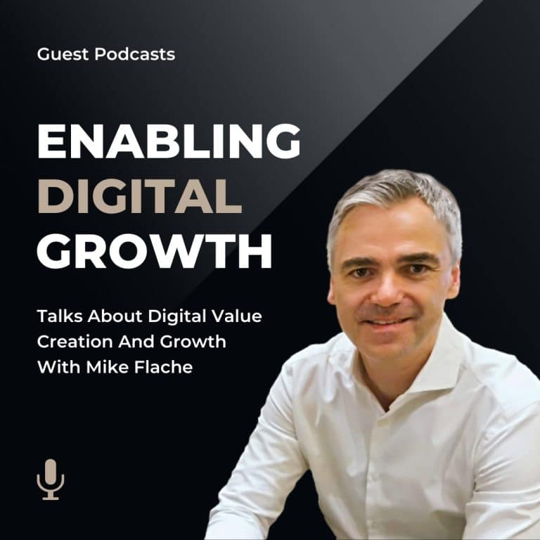 Mike Flache as a guest on podcast and video interviews involving digital growth