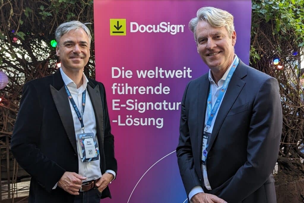 An exchange with Allan Thygesen, CEO DocuSign, about growth and business efficiency in the digital age