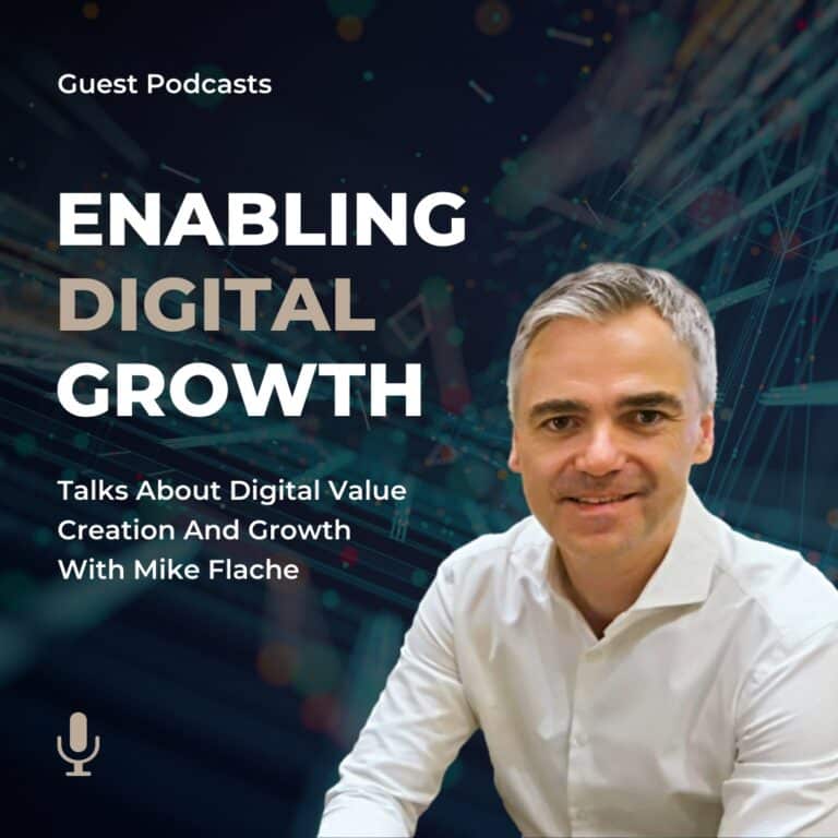 Mike Flache as a guest on podcast and video interviews involving digital growth